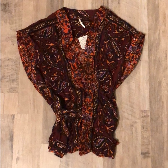Free People So Simple Printed Set NWT - Picture 3 of 4